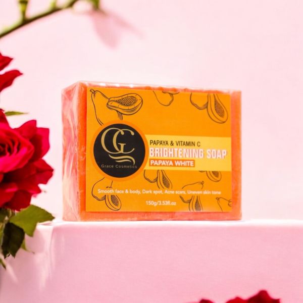 Papaya Brightening Bar Soap - Image 3
