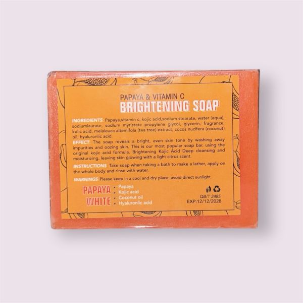Papaya Brightening Bar Soap - Image 2